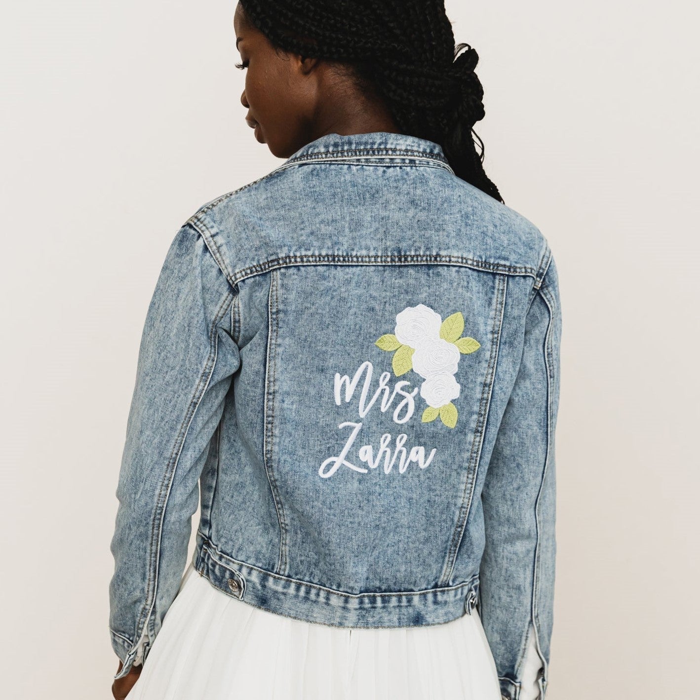 Lucky in Love Denim Jacket for Brides