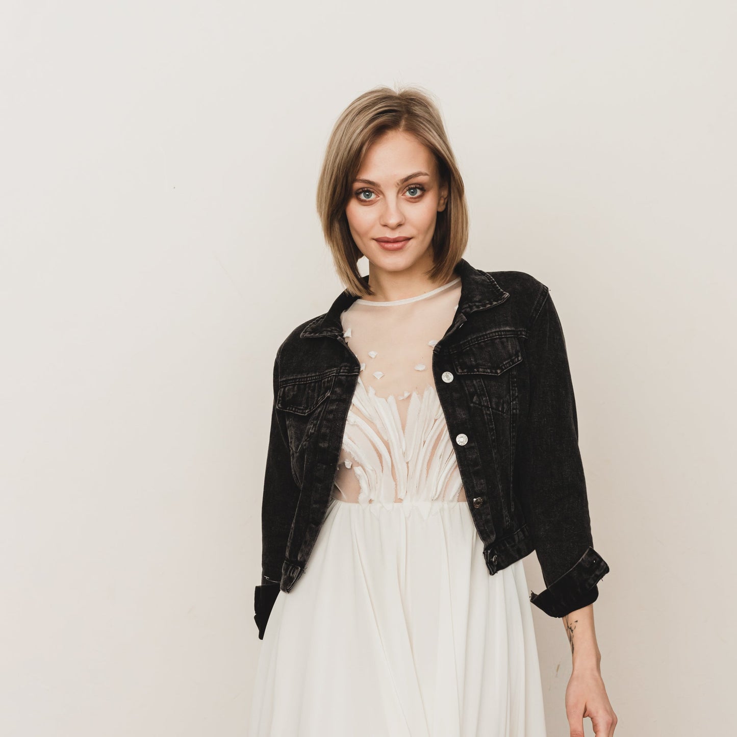 Lucky in Love Denim Jacket for Brides