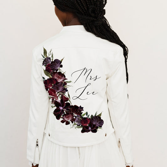 Wren Leather Bridal Jacket