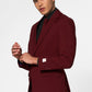 Burgundy Wedding Suit