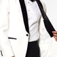 White and Black Wedding Tux
